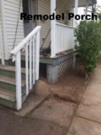 Wanted porch and pavement fixed